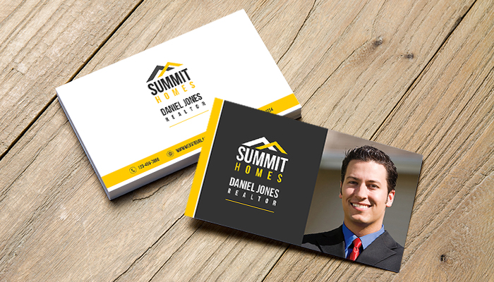 card business printable free Templates Real (PSD, Estate Business PDF Card Free 10