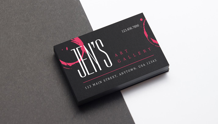 10 Stunning Examples of Black Business Cards - GotPrint Blog