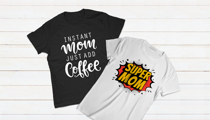 Custom look best sale mom tee