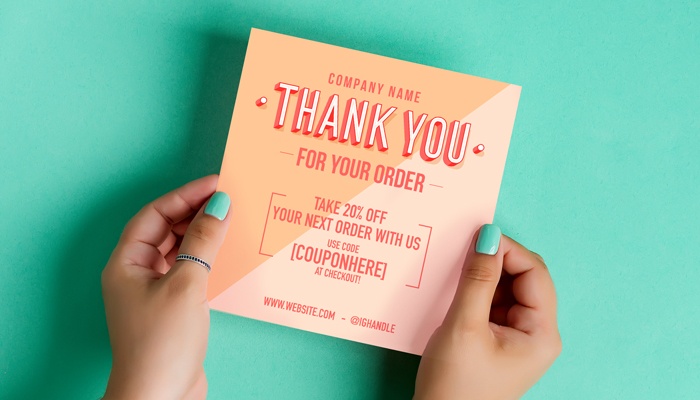 eCommerce Shop Must-Haves: Thank You Insert Cards – GotPrint Blog