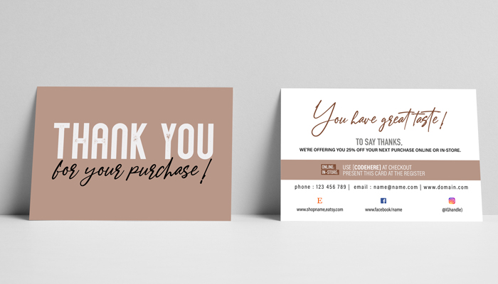 thank you cards inside